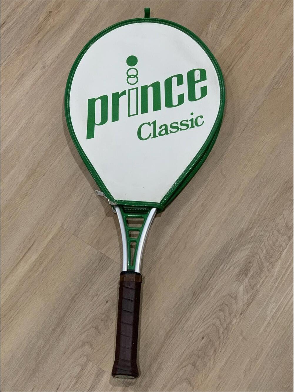 Vintage Prince Classic Oversize Aluminum Tennis Racquet w/ Original Cover